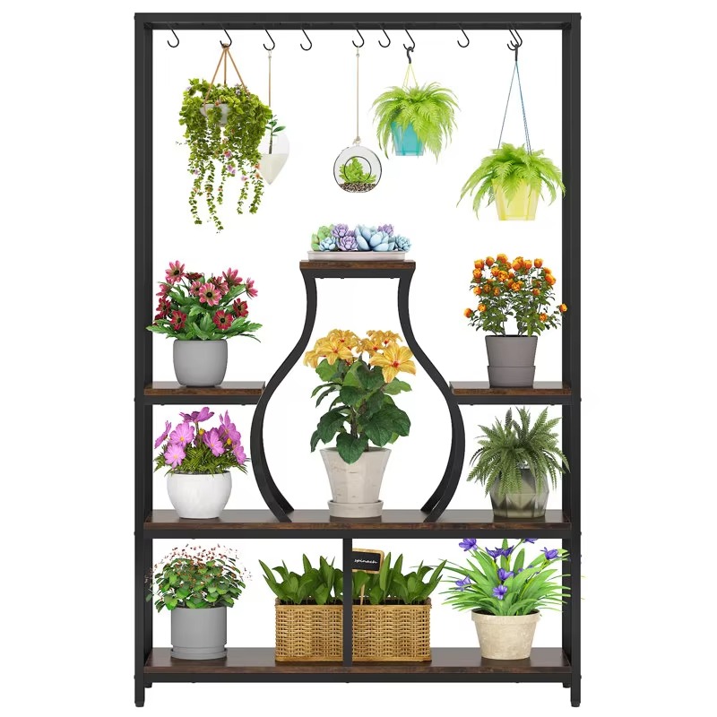 ชั้นวางกระถางต้นไม้แขวนผนังสำห - Bonsai Garden Wall บทวิจารณ์และราคา