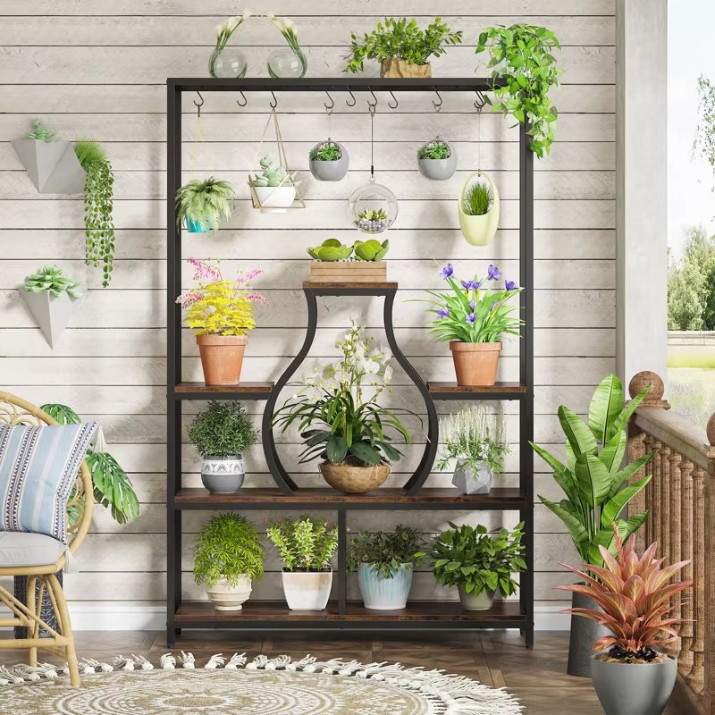ชั้นวางกระถางต้นไม้แขวนผนังสำห - Bonsai Garden Wall บทวิจารณ์และราคา