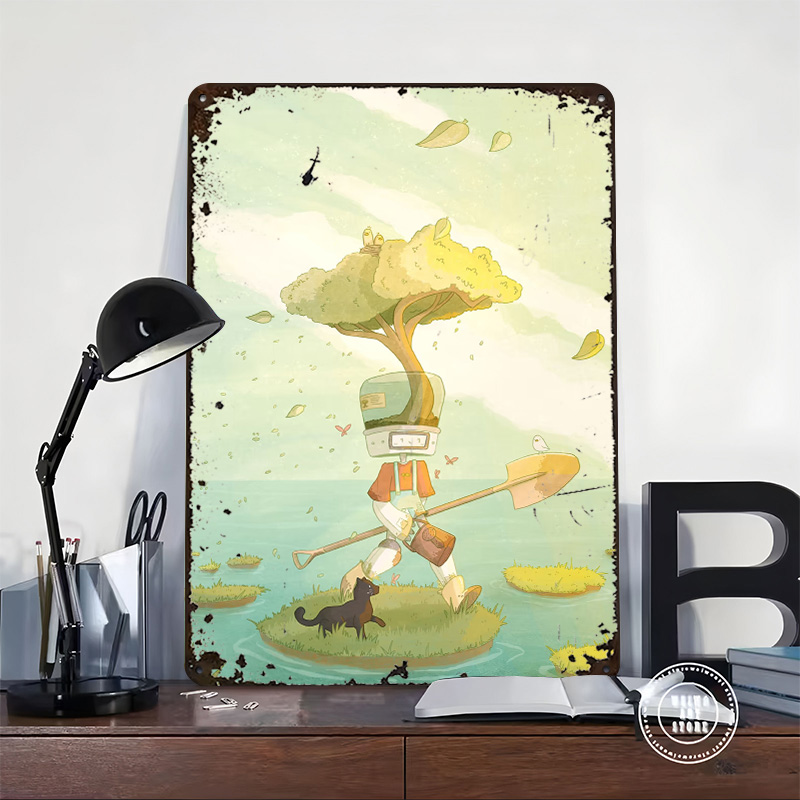 โปสเตอร์หุ่นยนต์ปลูกบอนไซ The  - Bonsai Garden Wall บทวิจารณ์และราคา