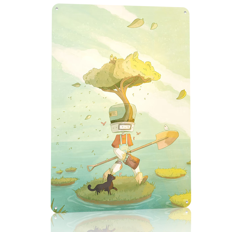 โปสเตอร์หุ่นยนต์ปลูกบอนไซ The  - Bonsai Garden Wall บทวิจารณ์และราคา