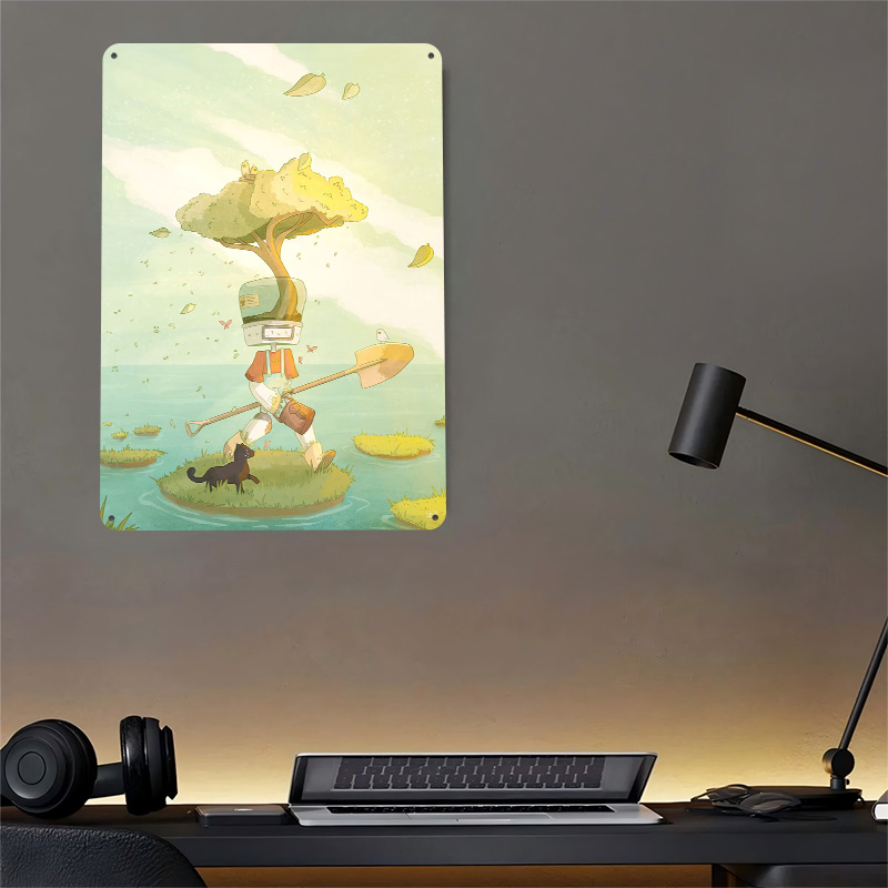โปสเตอร์หุ่นยนต์ปลูกบอนไซ The  - Bonsai Garden Wall บทวิจารณ์และราคา