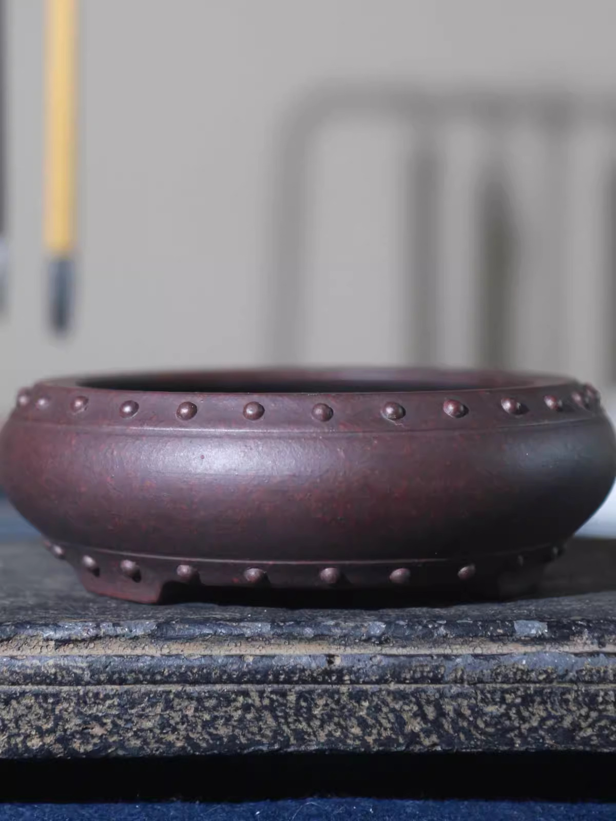 กระถางบอนไซเซรามิกทรงกลมทำจากท - Mini Bonsai Zen Garden บทวิจารณ์และราคา