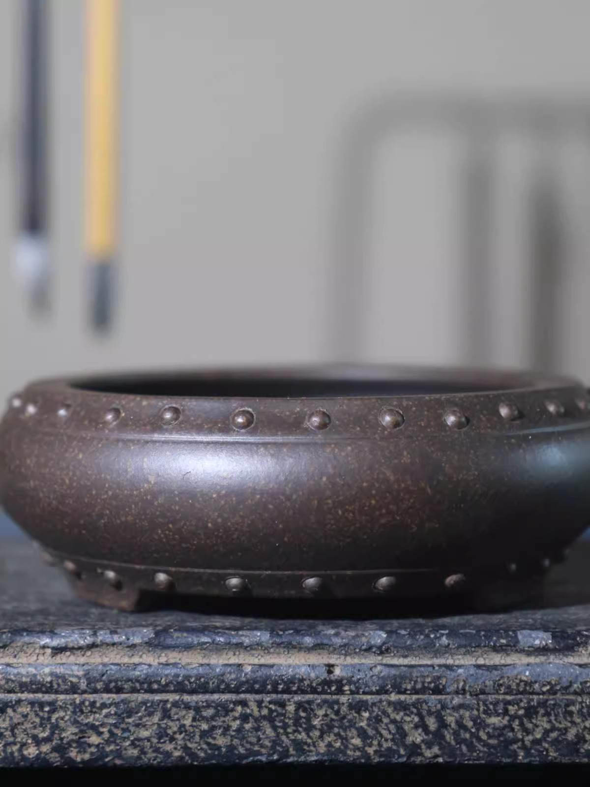 กระถางบอนไซเซรามิกทรงกลมทำจากท - Mini Bonsai Zen Garden บทวิจารณ์และราคา