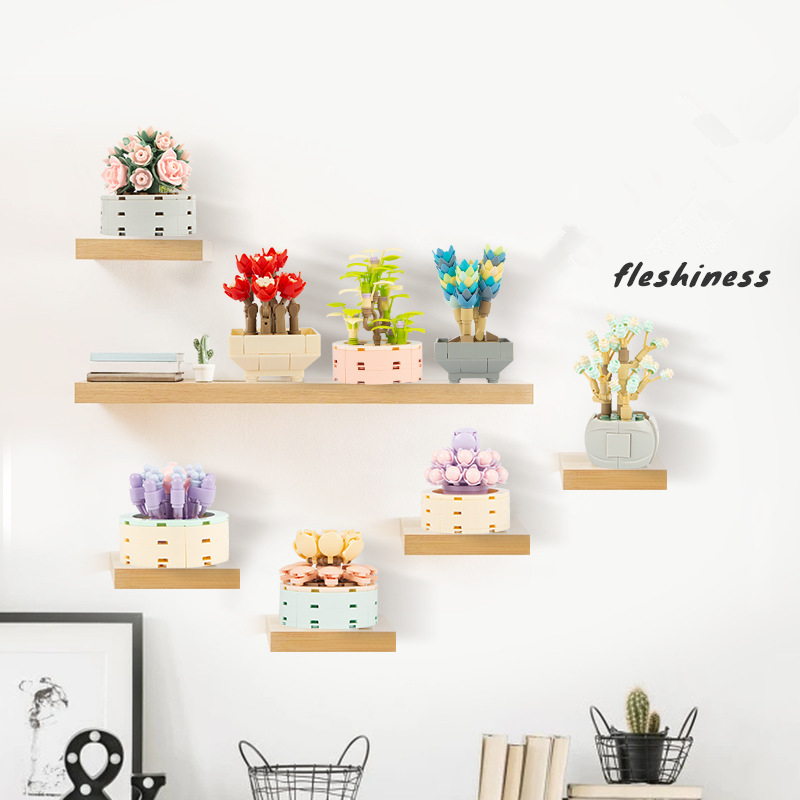 DIY MOC Potted พืช Succulents  - Bonsai Garden Lego Set บทวิจารณ์และราคา