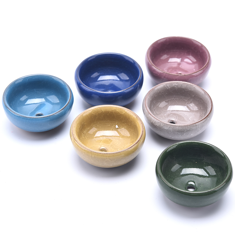น่ารัก Ice-Crack Glaze ดอกไม้เ - Mini Bonsai Zen Garden บทวิจารณ์และราคา
