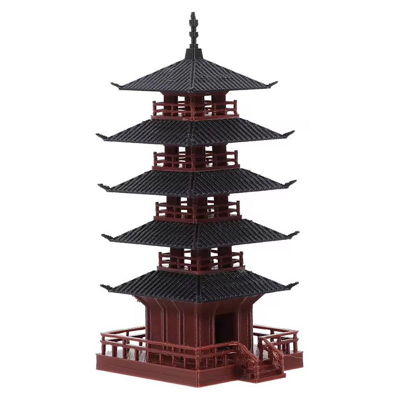 รูปปั้นเจดีย์ขนาดเล็ก โมเดลอาค - Mini Bonsai Zen Garden บทวิจารณ์และราคา