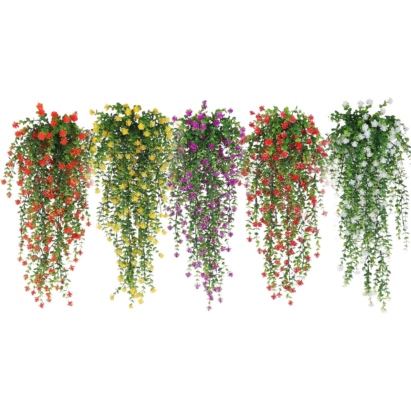 ดอกไม้จําลอง Ivy Vines แขวนผนั - Bonsai Garden Wall บทวิจารณ์และราคา
