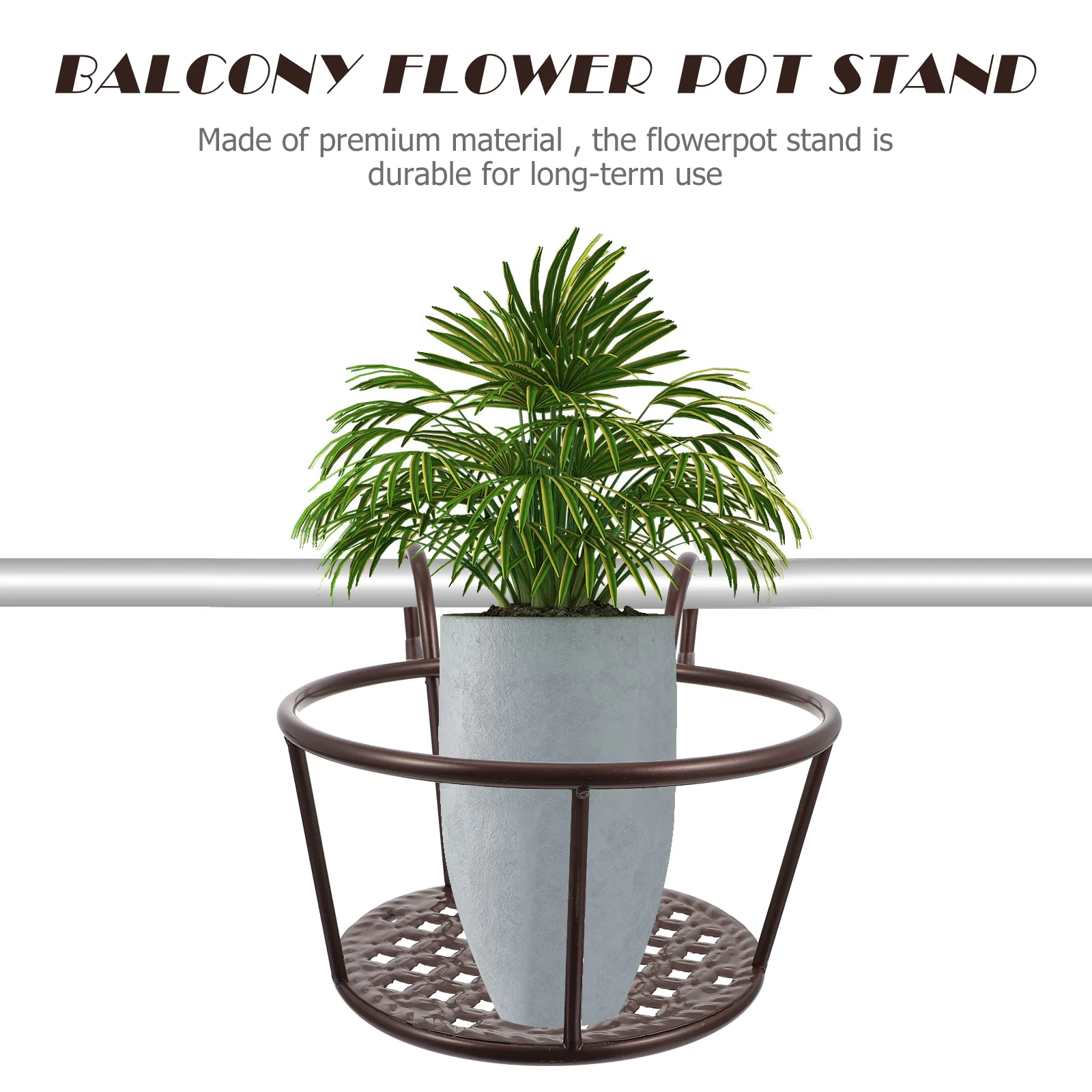 2 ชิ้นเหล็กดอกไม้หม้อแขวนผนังร - Bonsai Garden Wall บทวิจารณ์และราคา