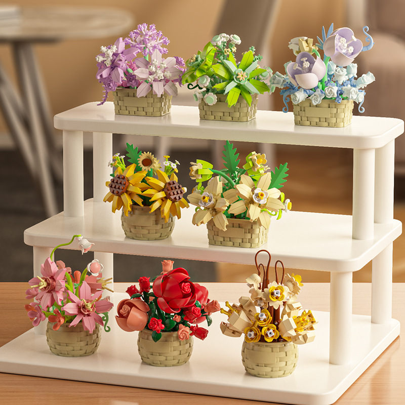 ชุดตัวต่อ DIY MOC ต้นกุหลาบ ทา - Bonsai Garden Lego Set บทวิจารณ์และราคา