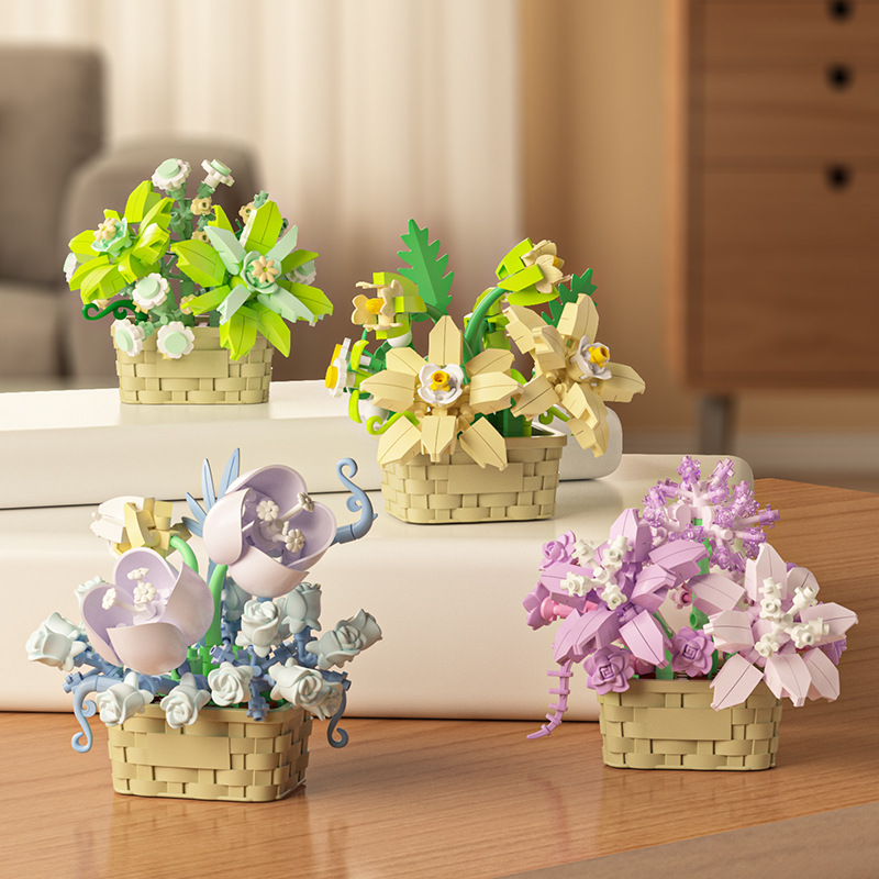 ชุดตัวต่อ DIY MOC ต้นกุหลาบ ทา - Bonsai Garden Lego Set บทวิจารณ์และราคา